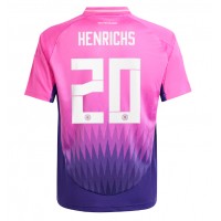 Camiseta Alemania Benjamin Henrichs #20 Visitante Equipación Eurocopa 2024 manga corta